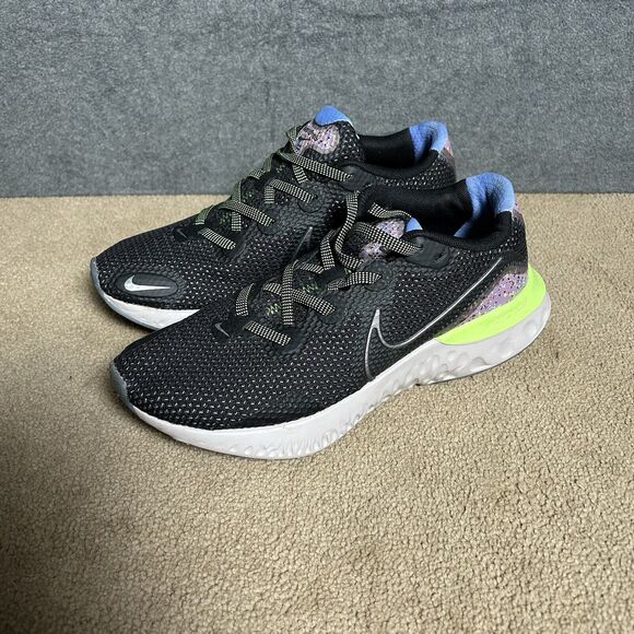 Nike Renew Running Shoes Size 8 Special Edition Black CT3515-001 Womens Gym - Picture 1 of 7